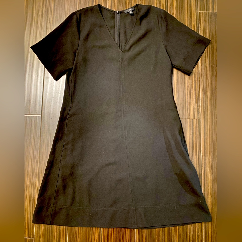 Cos black dress size 14